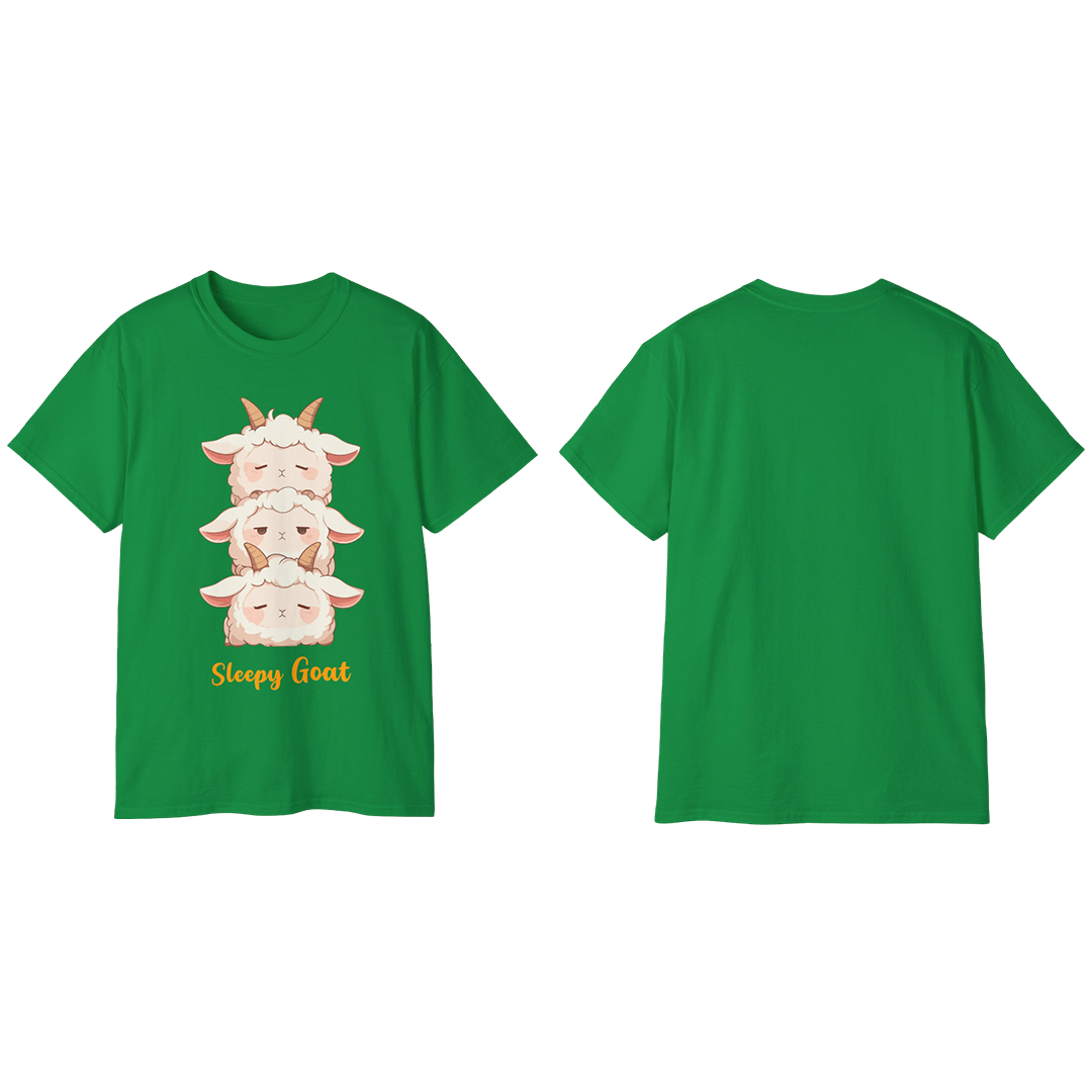 100%纯棉短袖T恤 | Kawaii-Goat-003