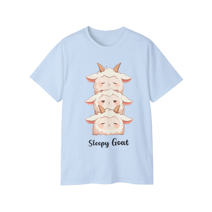 100% Cotton Short Sleeve Tee | Kawaii-Goat-003