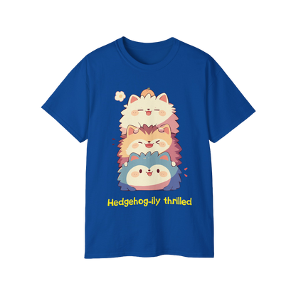 100% Cotton Short Sleeve Tee | Kawaii-Hedgehog-002