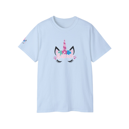 100% Cotton Short Sleeve Tee | Quotes-Unicorn-001