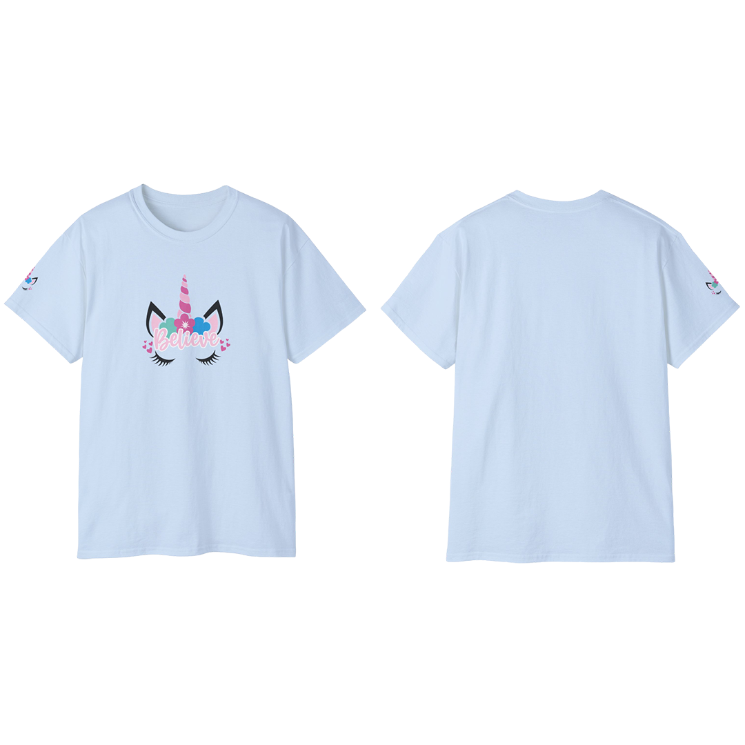 100% Cotton Short Sleeve Tee | Quotes-Unicorn-001