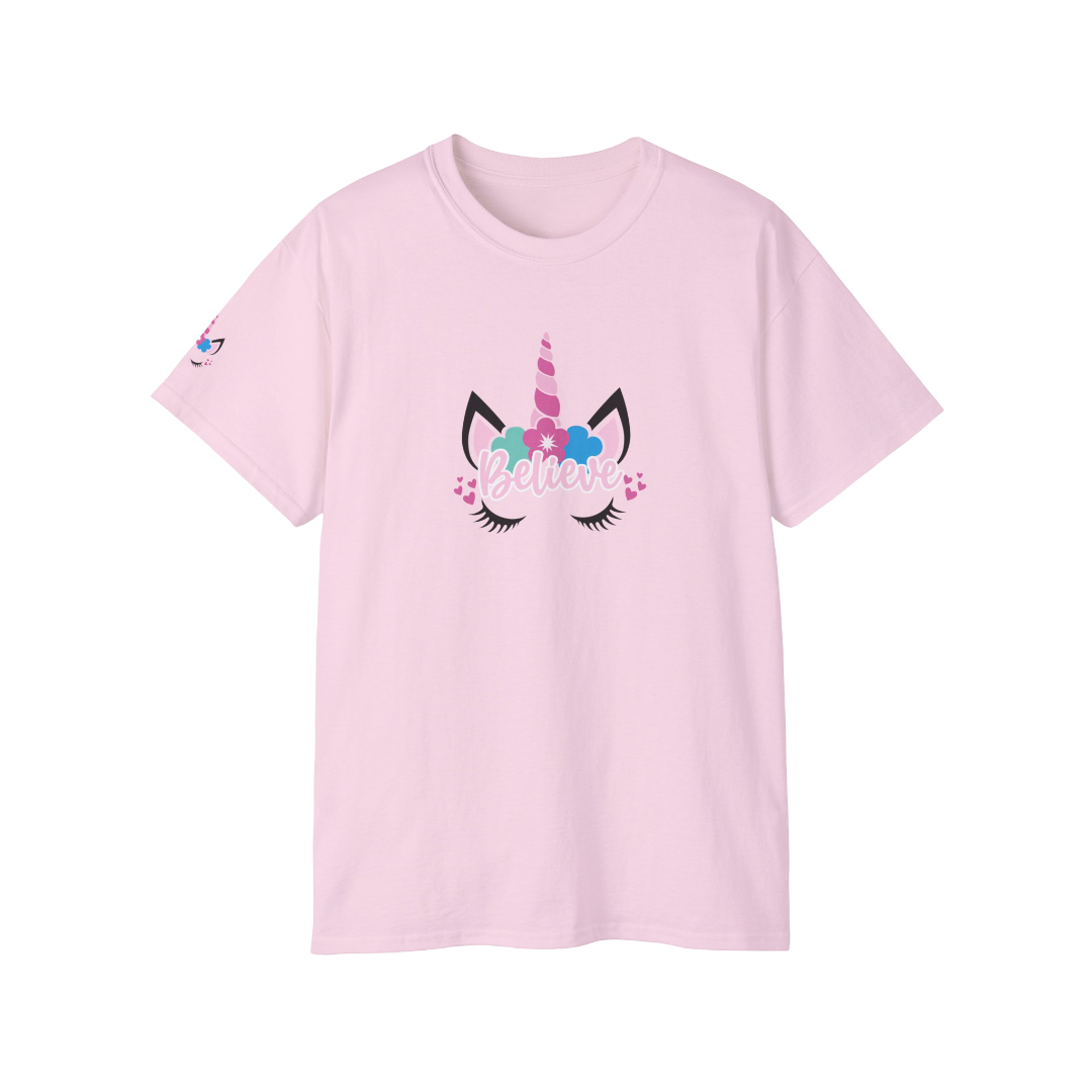 100% Cotton Short Sleeve Tee | Quotes-Unicorn-001