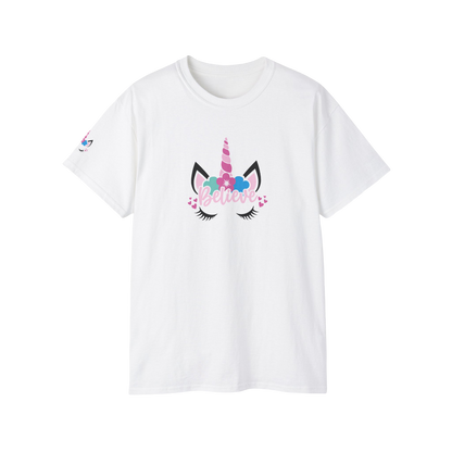 100% Cotton Short Sleeve Tee | Quotes-Unicorn-001