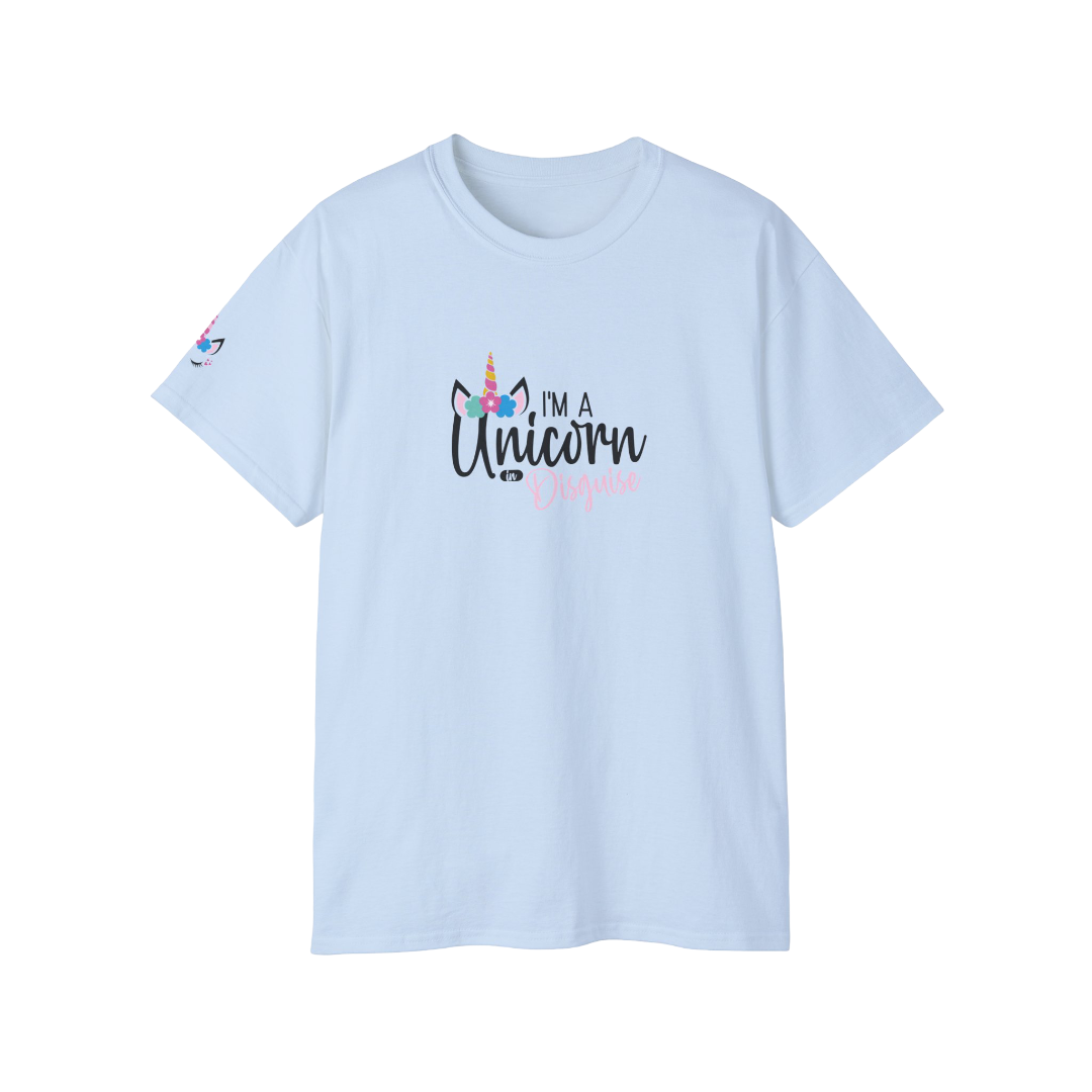 100% Cotton Short Sleeve Tee | Quotes-Unicorn-004