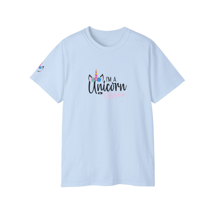 100% Cotton Short Sleeve Tee | Quotes-Unicorn-004