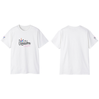 100% Cotton Short Sleeve Tee | Quotes-Unicorn-004