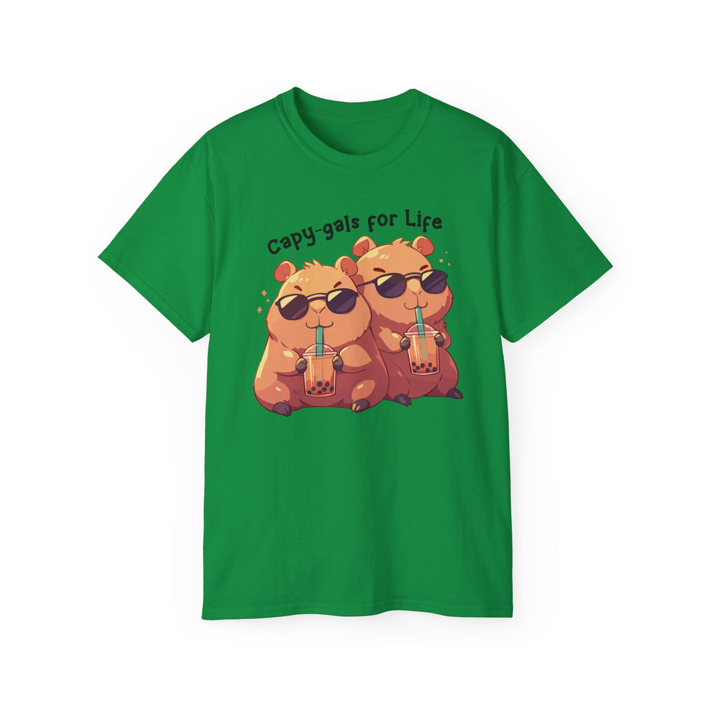 100%纯棉短袖T恤 | Kawaii-Capybara-002