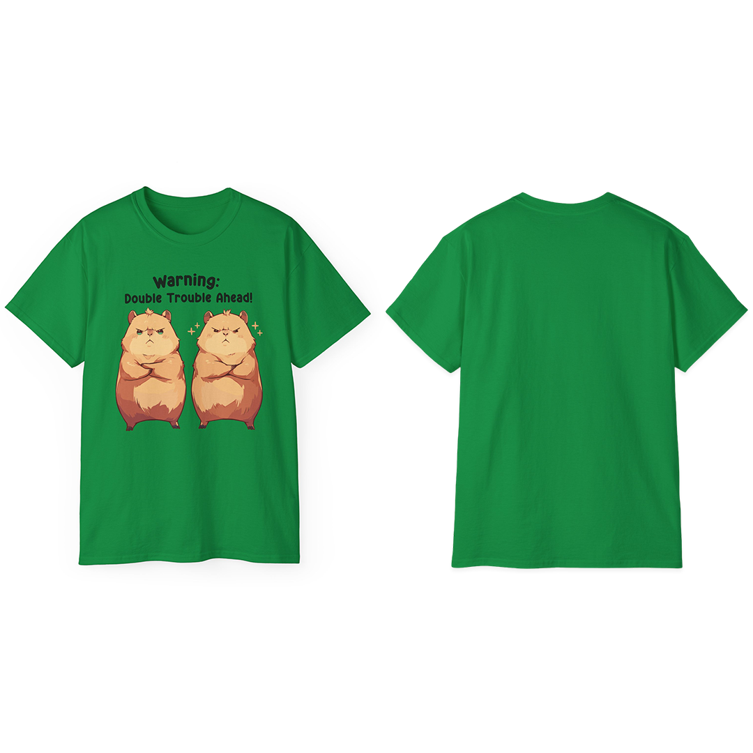 100%纯棉短袖T恤 | Kawaii-Capybara-004