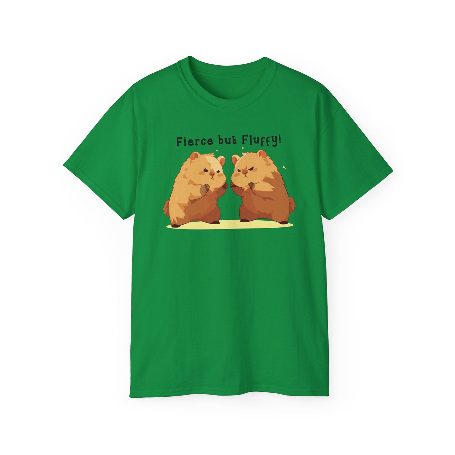 100% Cotton Short Sleeve Tee | Kawaii-Capybara-005