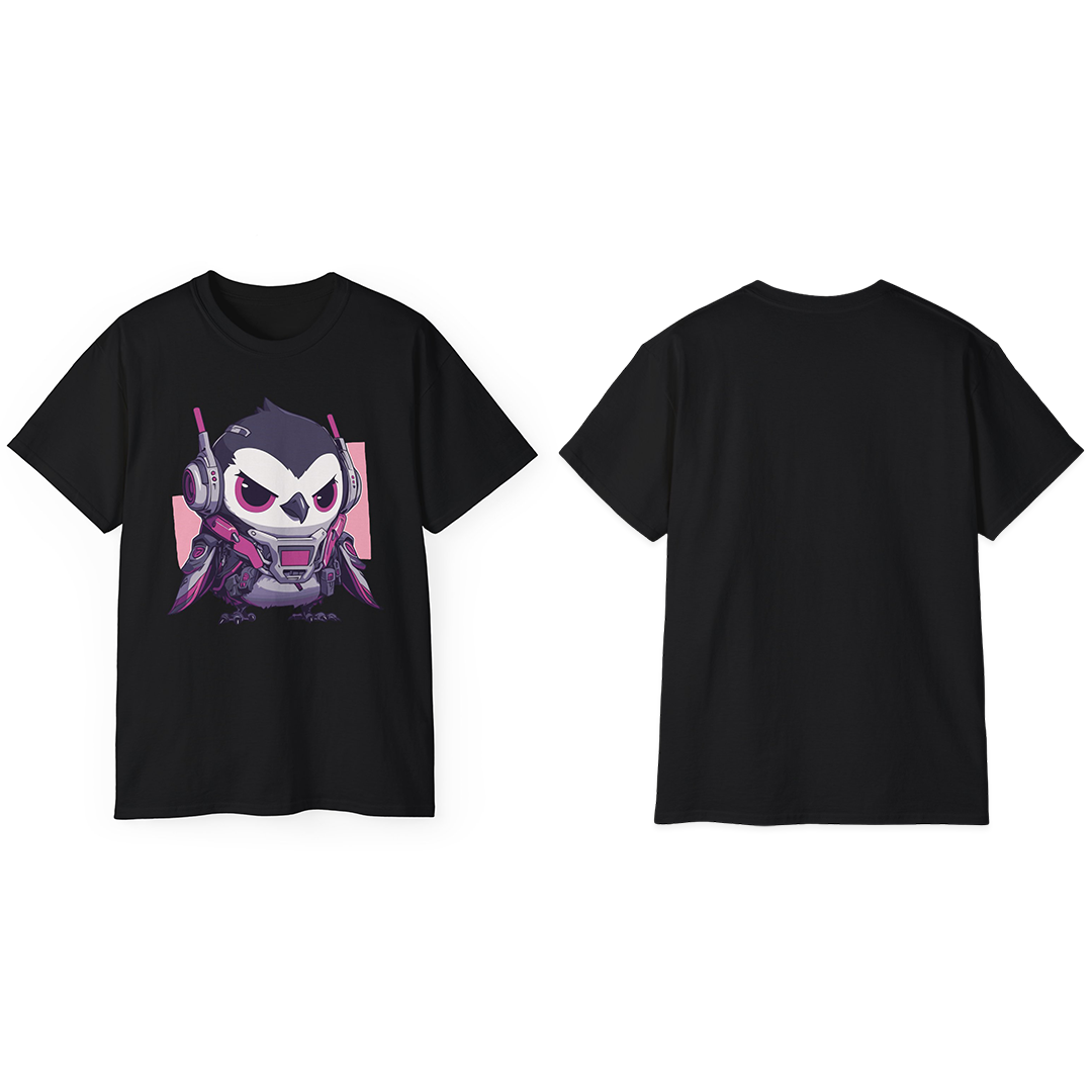 100%纯棉短袖T恤 | Mascot-Penguin-002
