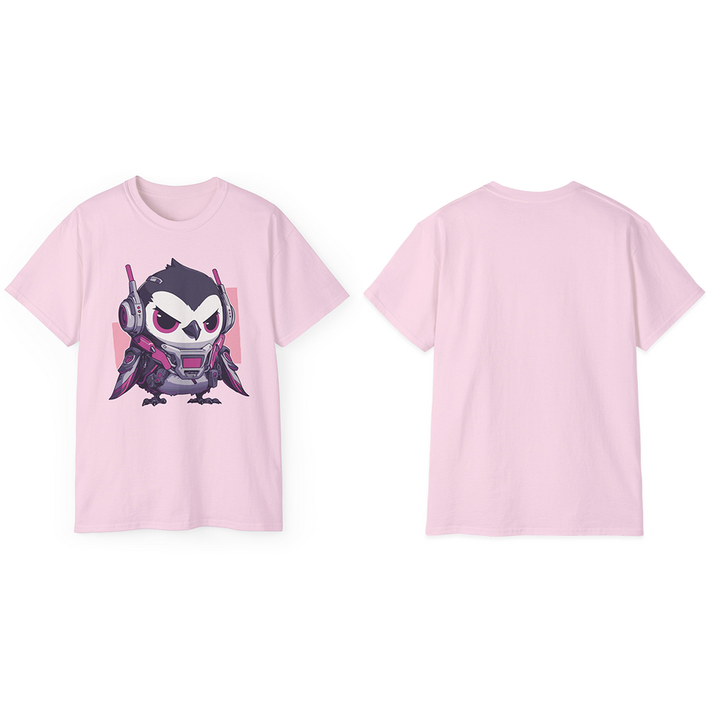 100%纯棉短袖T恤 | Mascot-Penguin-002