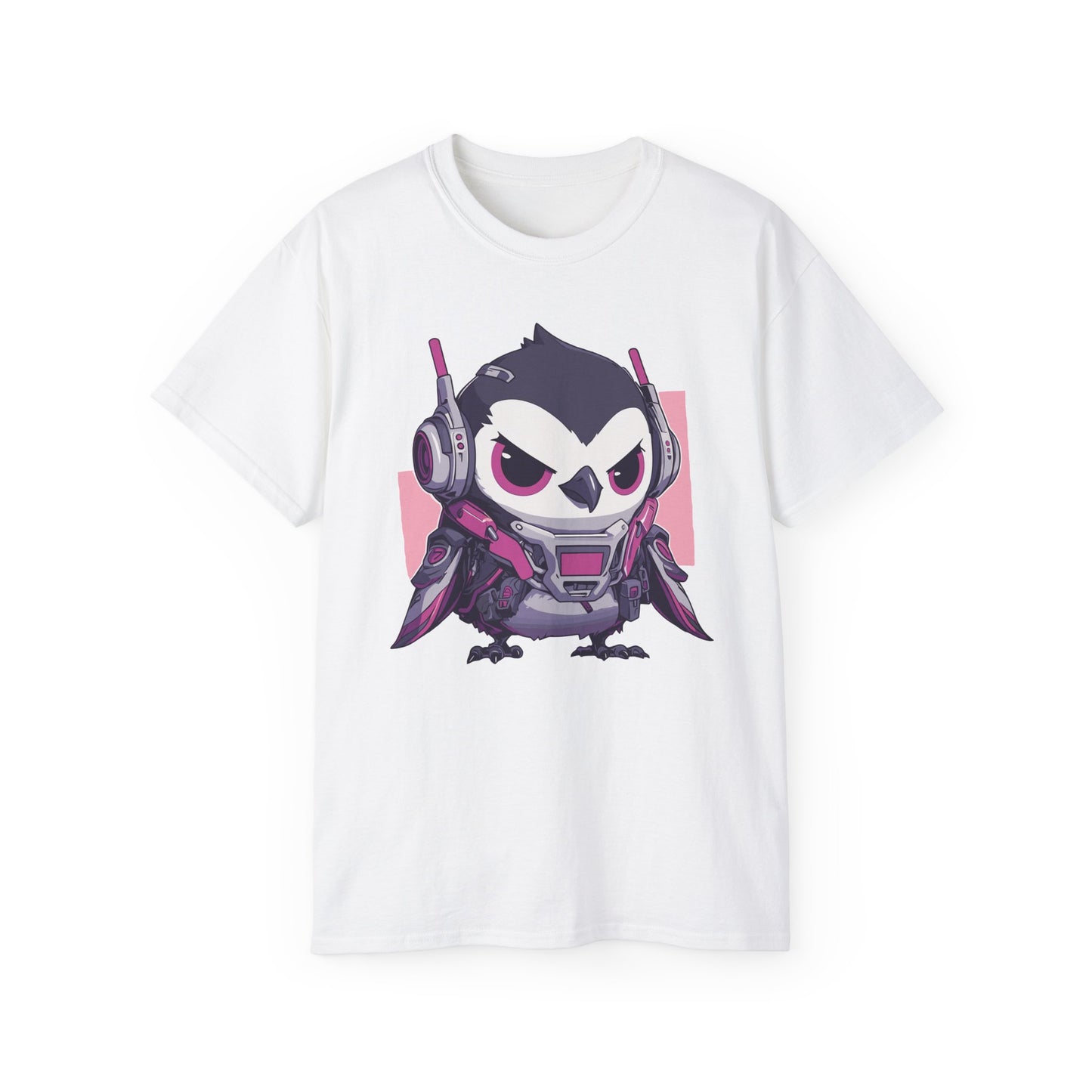 100% Cotton Short Sleeve Tee | Mascot-Penguin-002