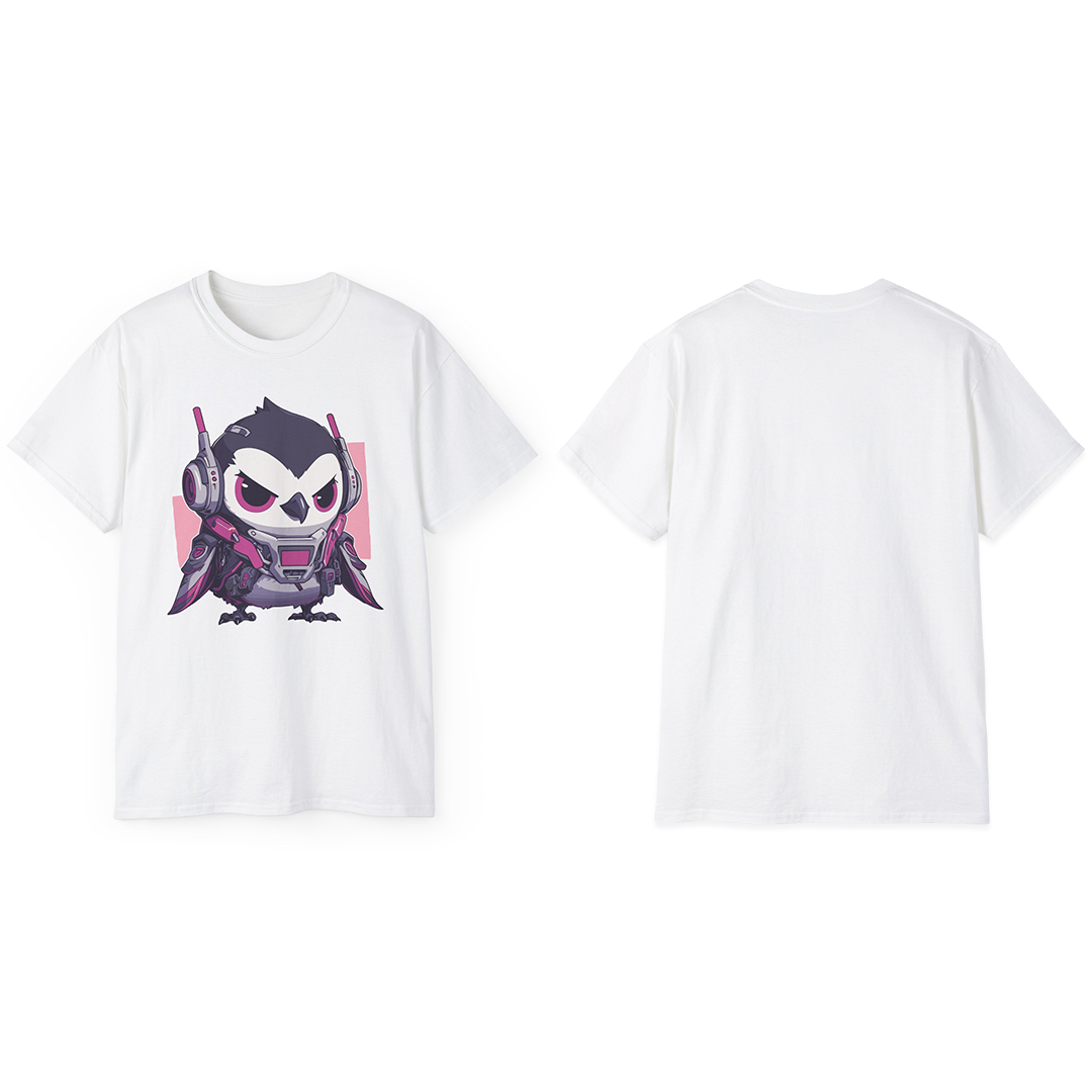100%纯棉短袖T恤 | Mascot-Penguin-002