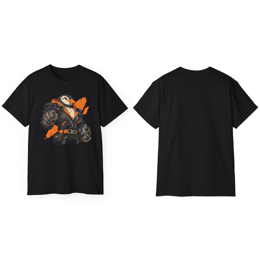 100%纯棉短袖T恤 | Mascot-Penguin-008