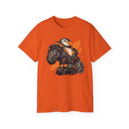 100% Cotton Short Sleeve Tee | Mascot-Penguin-008