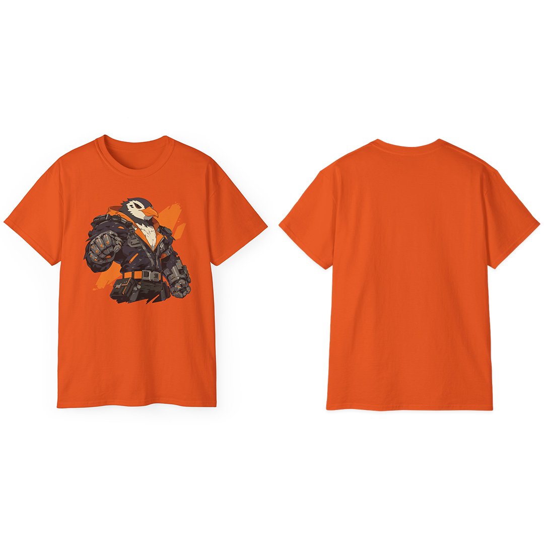 100%纯棉短袖T恤 | Mascot-Penguin-008