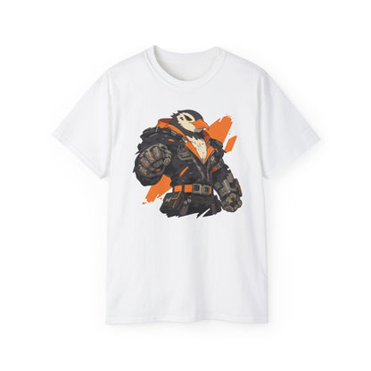 100% Cotton Short Sleeve Tee | Mascot-Penguin-008