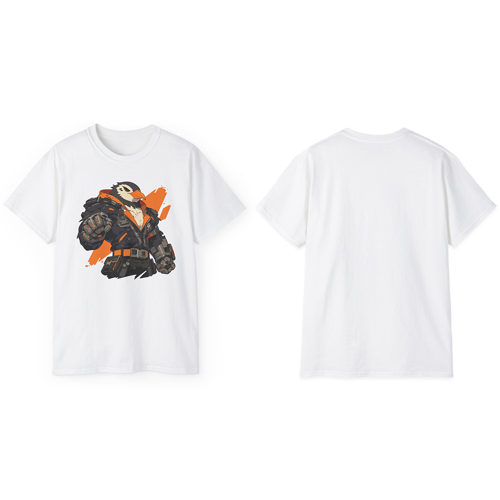 100%纯棉短袖T恤 | Mascot-Penguin-008