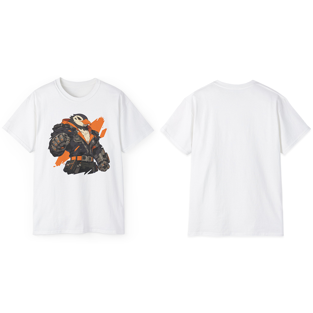 100%纯棉短袖T恤 | Mascot-Penguin-008