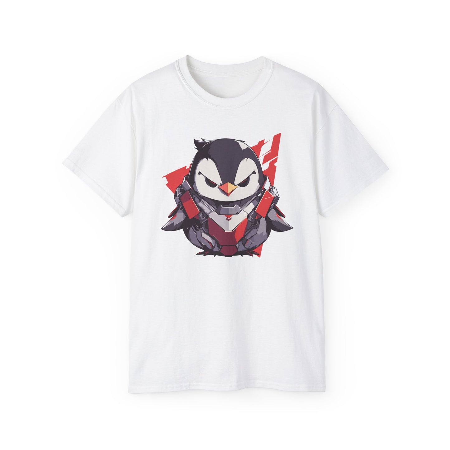 100% Cotton Short Sleeve Tee | Mascot-Penguin-010