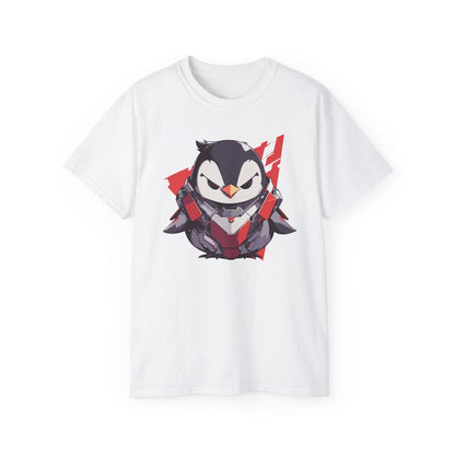 100% Cotton Short Sleeve Tee | Mascot-Penguin-010