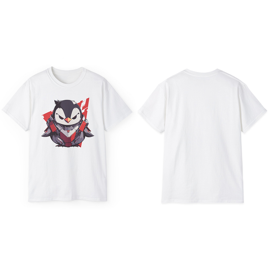100%纯棉短袖T恤 | Mascot-Penguin-010