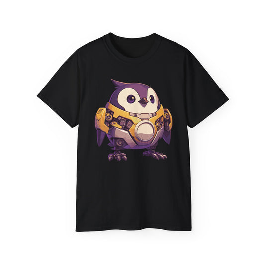 100% Cotton Short Sleeve Tee | Mascot-Penguin-013