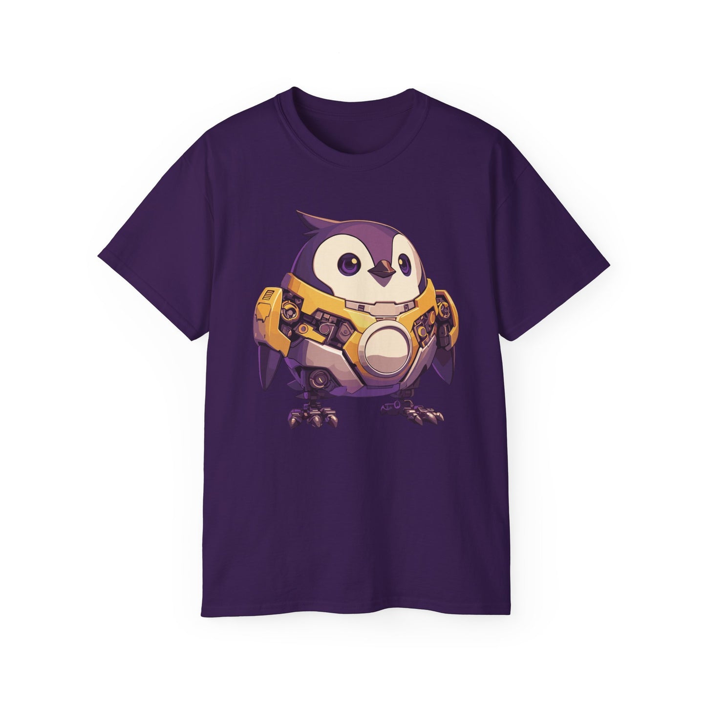 100% Cotton Short Sleeve Tee | Mascot-Penguin-013