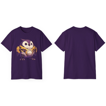 100% Cotton Short Sleeve Tee | Mascot-Penguin-013