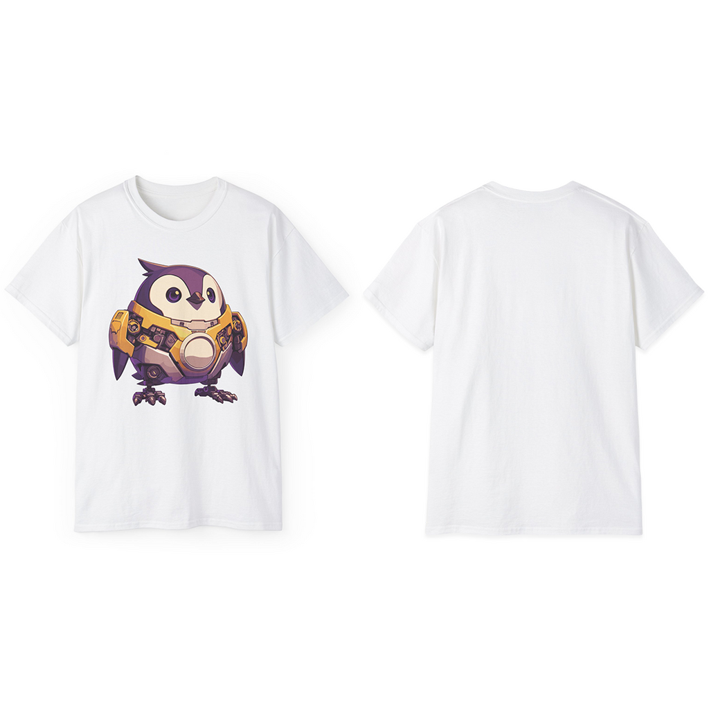 100%纯棉短袖T恤 | Mascot-Penguin-013