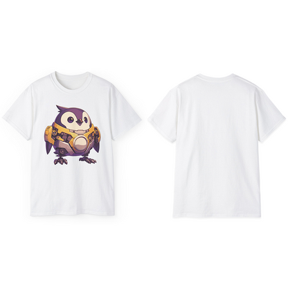 100% Cotton Short Sleeve Tee | Mascot-Penguin-013