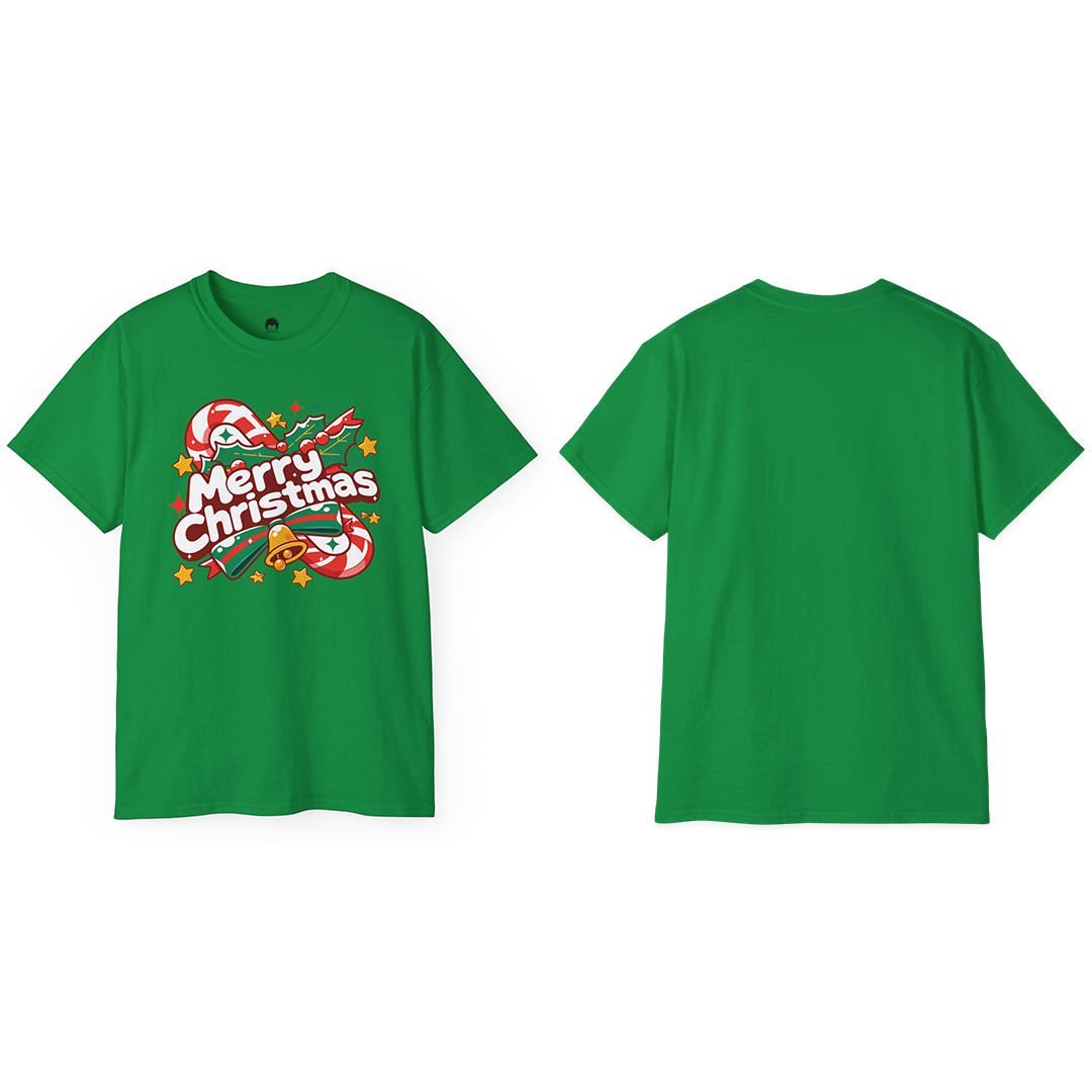 100% Cotton Short Sleeve Tee | Festive-Christmas-014