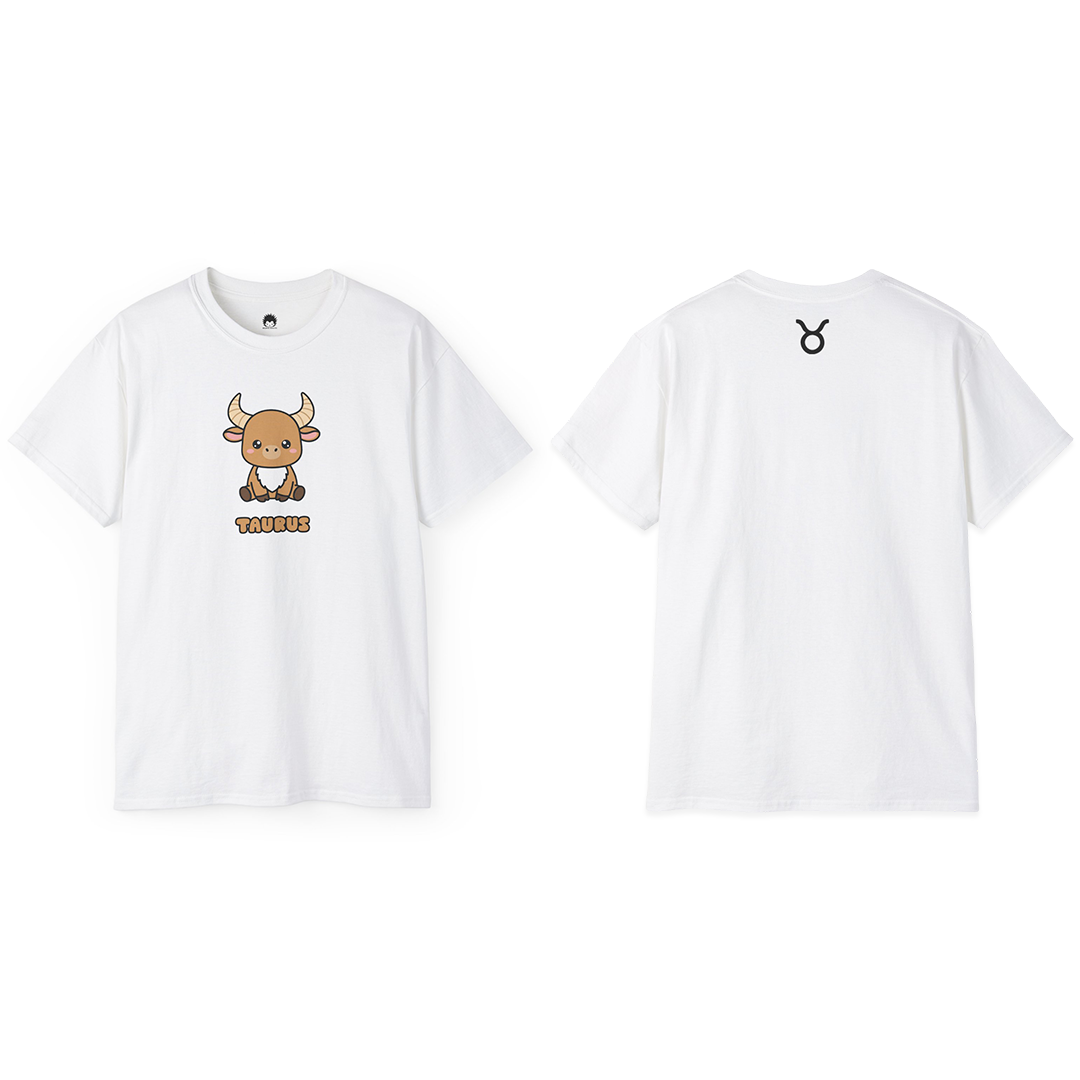 100% Cotton Short Sleeve Tee | Kawaii-Horoscope-002