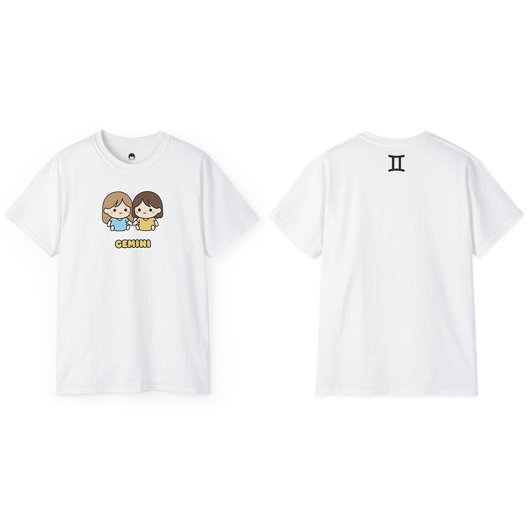 100% Cotton Short Sleeve Tee | Kawaii-Horoscope-003