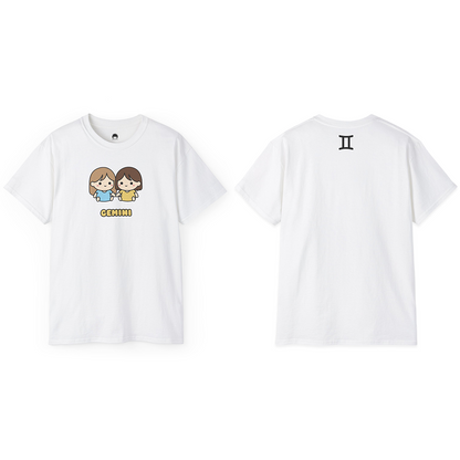 100% Cotton Short Sleeve Tee | Kawaii-Horoscope-003