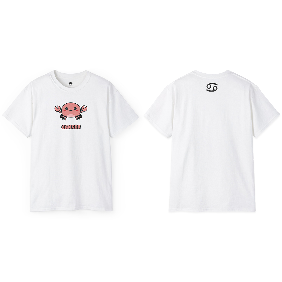 100% Cotton Short Sleeve Tee | Kawaii-Horoscope-004