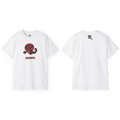 100% Cotton Short Sleeve Tee | Kawaii-Horoscope-008