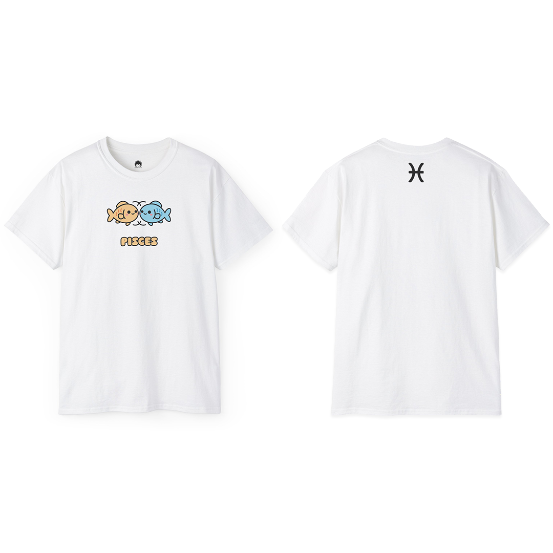 100% Cotton Short Sleeve Tee | Kawaii-Horoscope-012