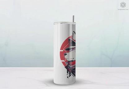 Mascot Logo, 20 Oz Tumbler, Stainless Steel, Leakproof T20-2405-Mascot-Dog-010