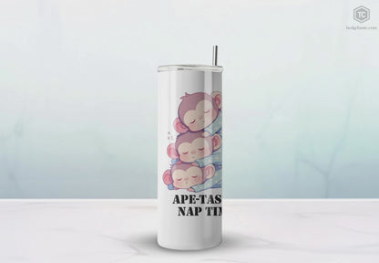 Kawaii, 20 Oz Tumbler, Stainless Steel, Leakproof T20-2405-Kawaii-Ape-003