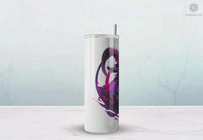 Mascot Logo, 20 Oz Tumbler, Stainless Steel, Leakproof T20-2405-Mascot-Goat-016