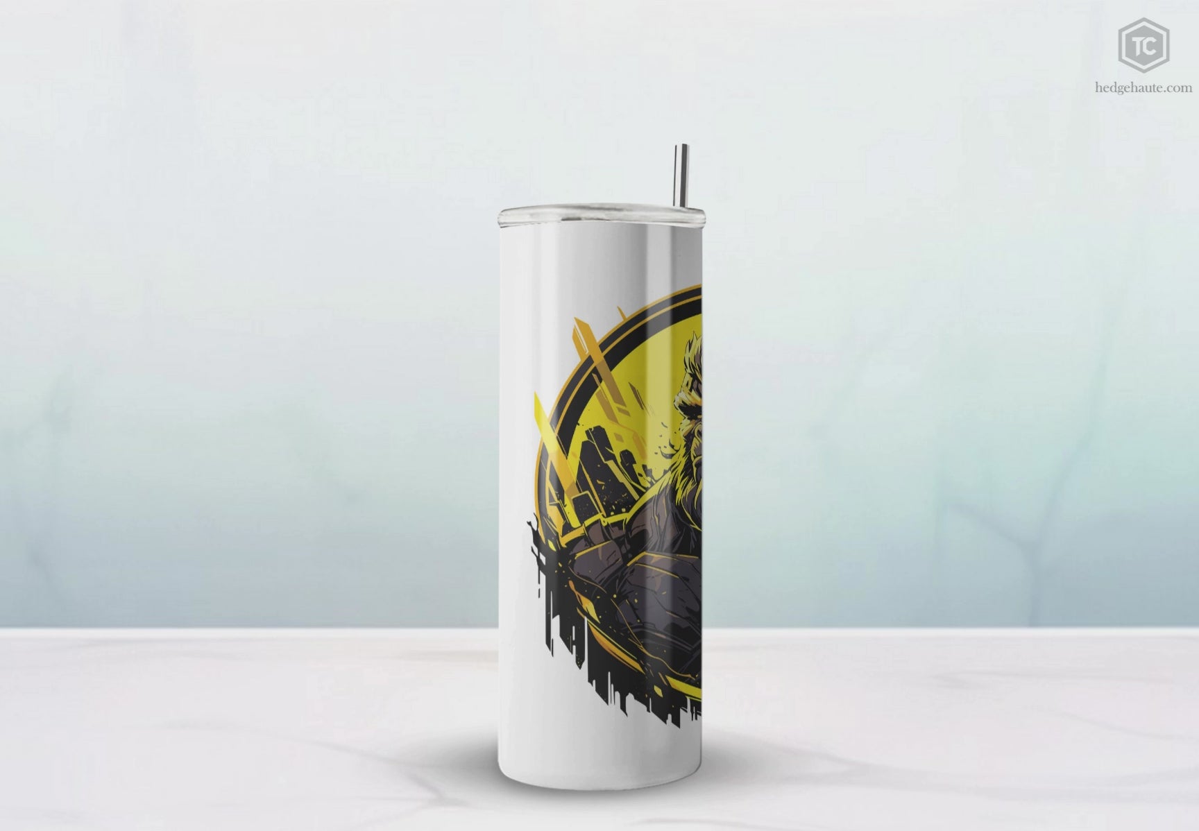 不锈钢 20 盎司玻璃杯 | Mascot-Ape-003