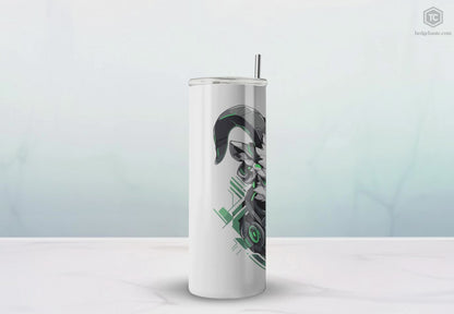 Mascot Logo, 20 Oz Tumbler, Stainless Steel, Leakproof T20-2405-Mascot-Goat-012