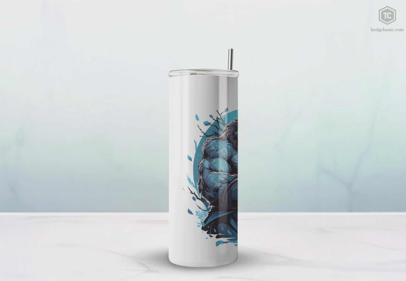 不锈钢 20 盎司玻璃杯 | Mascot-Ape-013