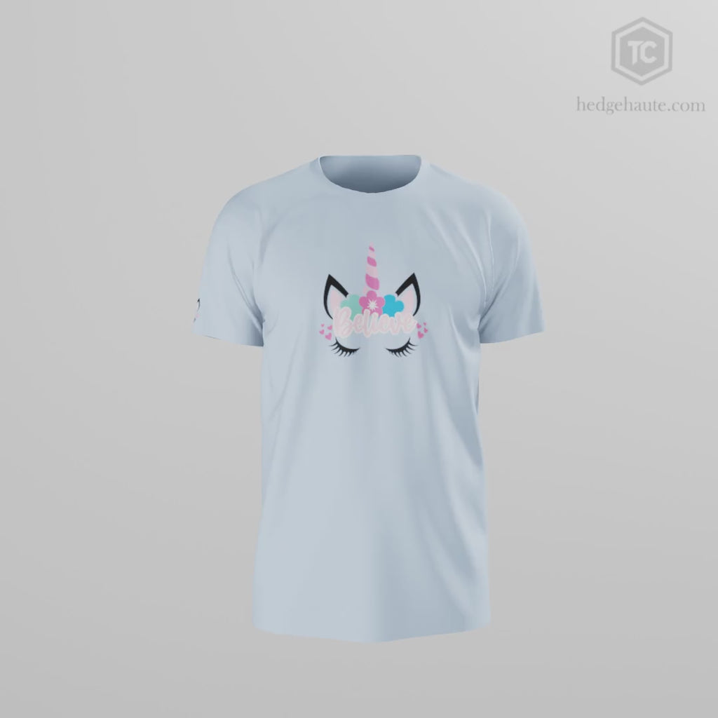 100%纯棉短袖T恤 | Quotes-Unicorn-001