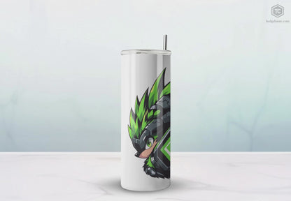 Mascot Logo, 20 Oz Tumbler, Stainless Steel, Leakproof T20-2405-Mascot-Hedgehog-005