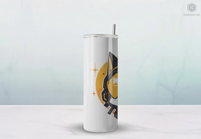 Mascot Logo, 20 Oz Tumbler, Stainless Steel, Leakproof T20-2405-Mascot-Cat-004