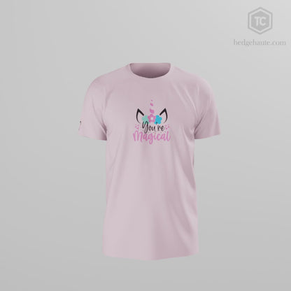 100% Cotton Short Sleeve Tee | Quotes-Unicorn-010